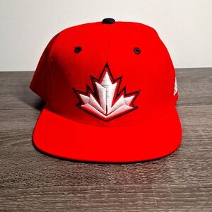 Adidas Team Canada Hat World Cup Of Hockey 2016 Cap Adjustable Snapback
